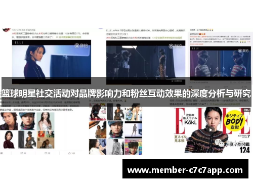 篮球明星社交活动对品牌影响力和粉丝互动效果的深度分析与研究